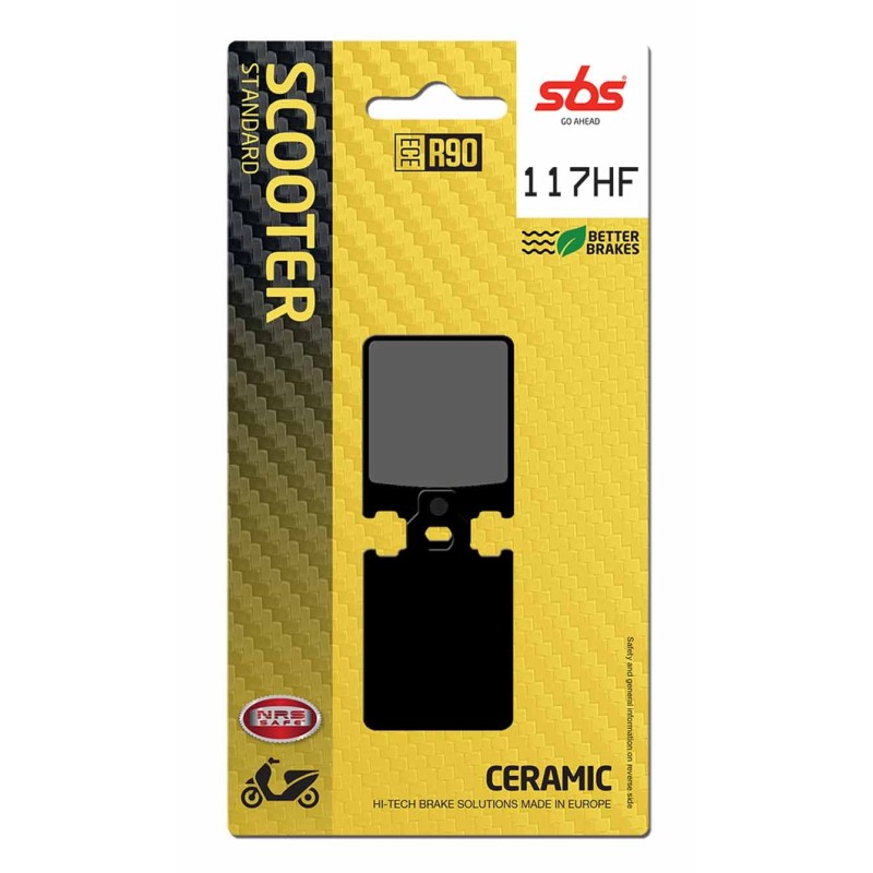 Pastilla de freno SBS P117-HF