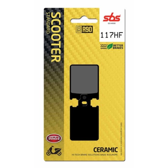 Pastilla de freno SBS P117-HF