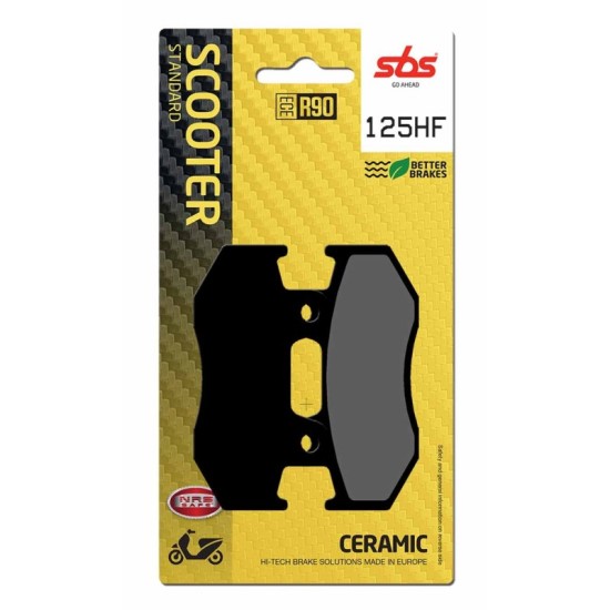 Pastilla de freno SBS P125-HF
