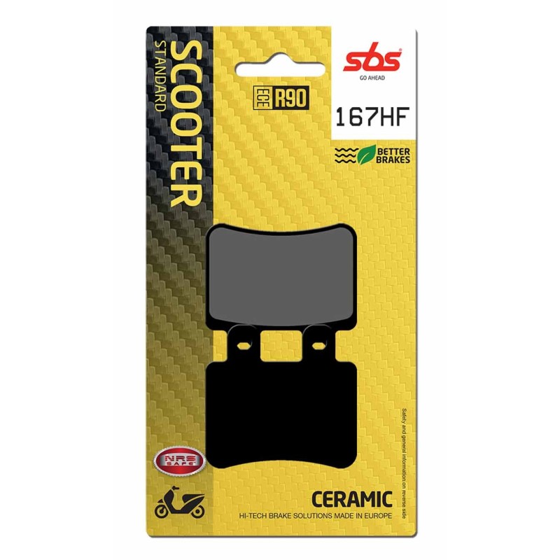 Pastilla de freno SBS P167-HF
