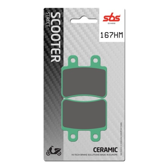 Pastilla de freno SBS P167-HM