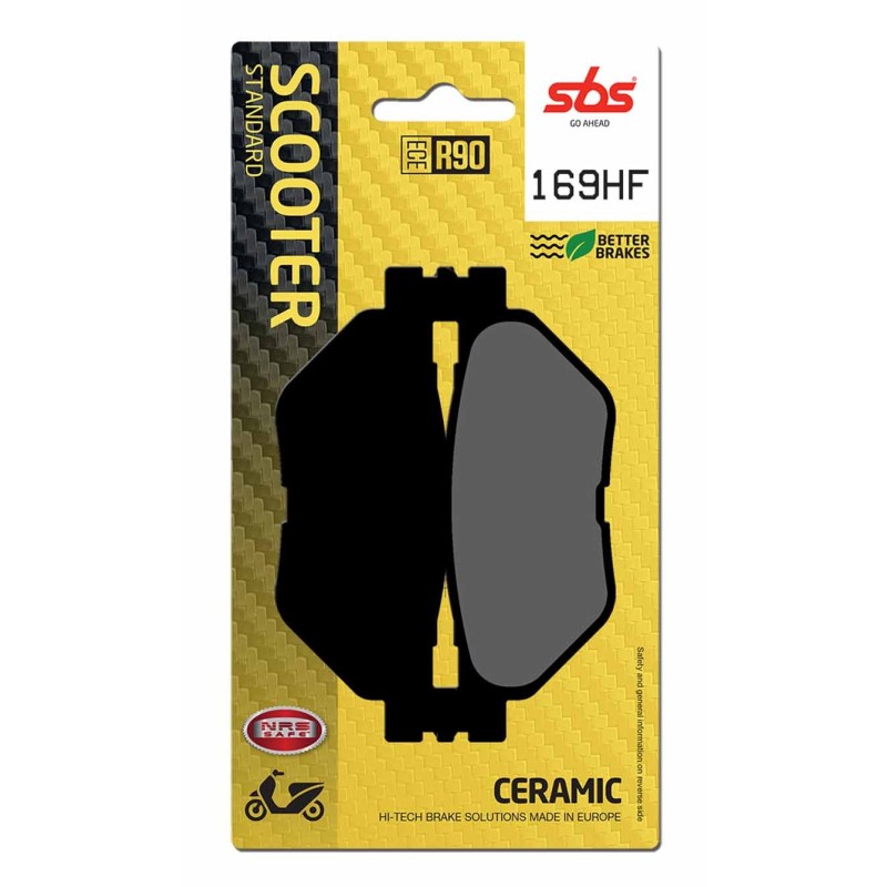 Pastilla de freno SBS P169-HF