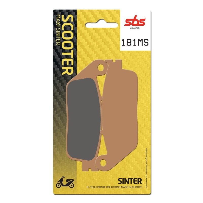 Pastilla de freno SBS P181-MS