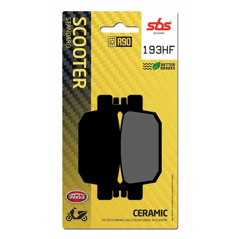 Pastilla de freno SBS P193-HF