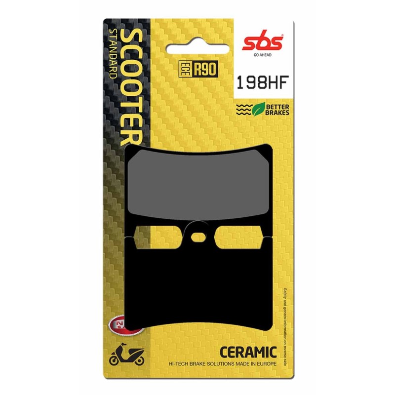 Pastilla de freno SBS P198-HF