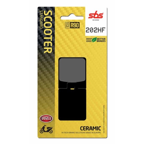 Pastilla de freno SBS P202-HF