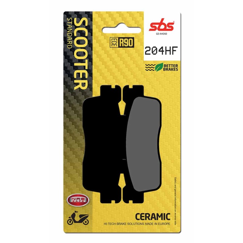 Pastilla de freno SBS P204-HF