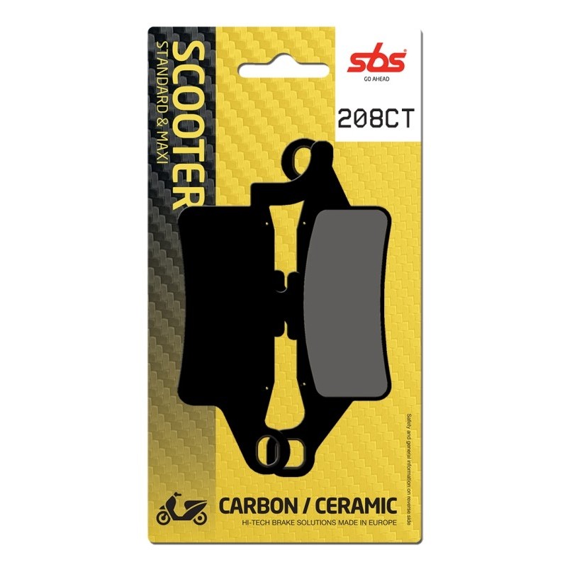 Pastilla de freno SBS P208-CT