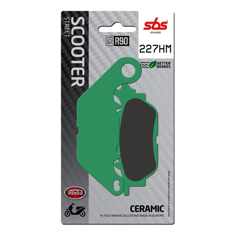 Pastilla de freno SBS P227-HM