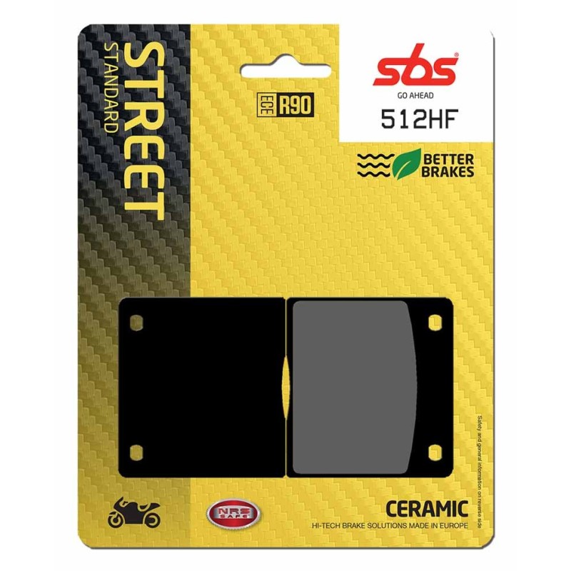 Pastilla de freno SBS P512-HF