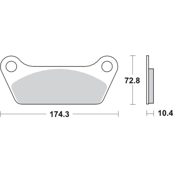 Pastilla de freno SBS P553-LF
