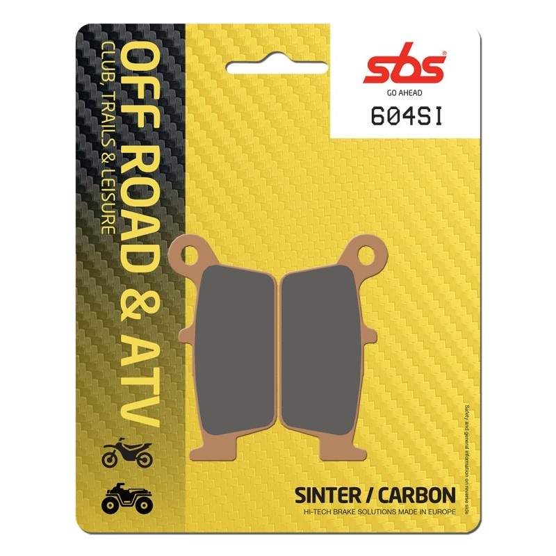 Pastilla de freno SBS P604-SI