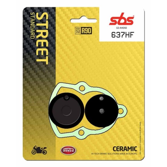 Pastilla de freno SBS P637-HF