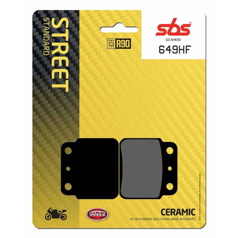 Pastilla de freno SBS P649-HF