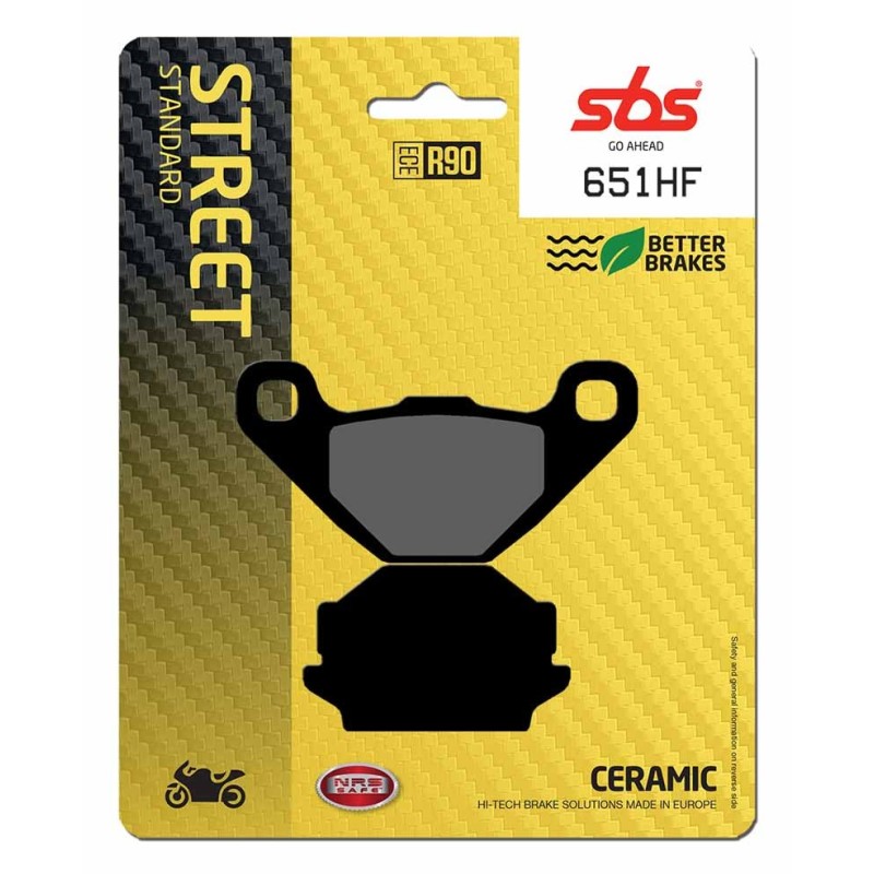 Pastilla de freno SBS P651-HF