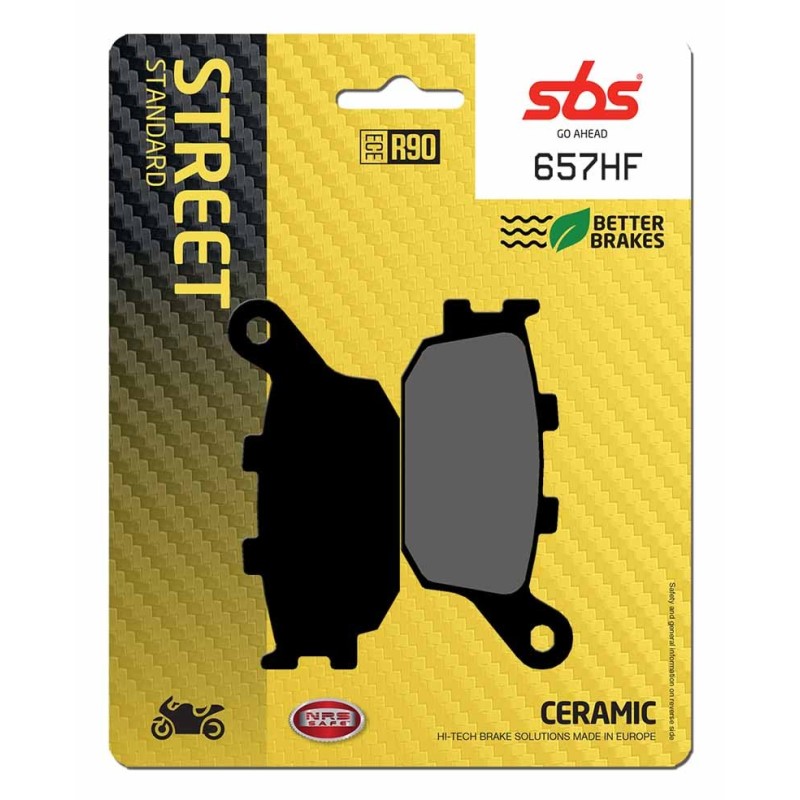 Pastilla de freno SBS P657-HF