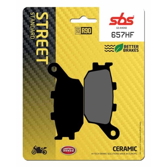 Pastilla de freno SBS P657-HF