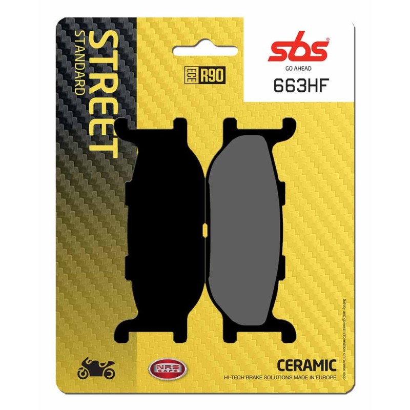 Pastilla de freno SBS P663-HF
