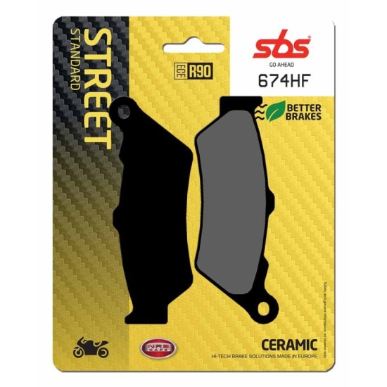Pastilla de freno SBS P674-HF