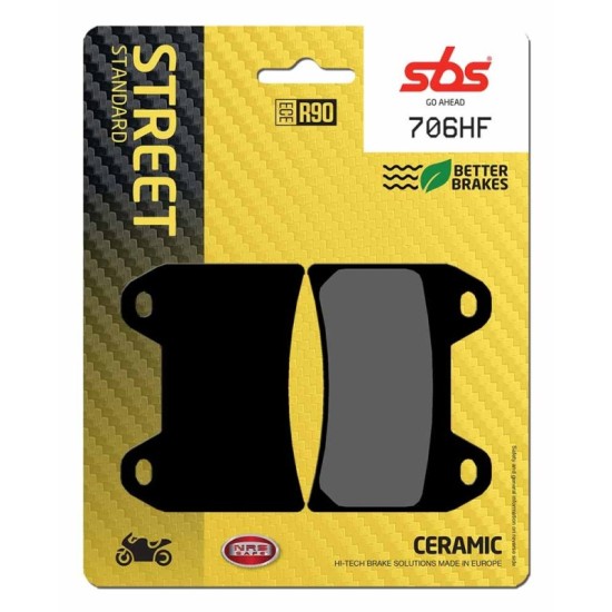 Pastilla de freno SBS P706-HF