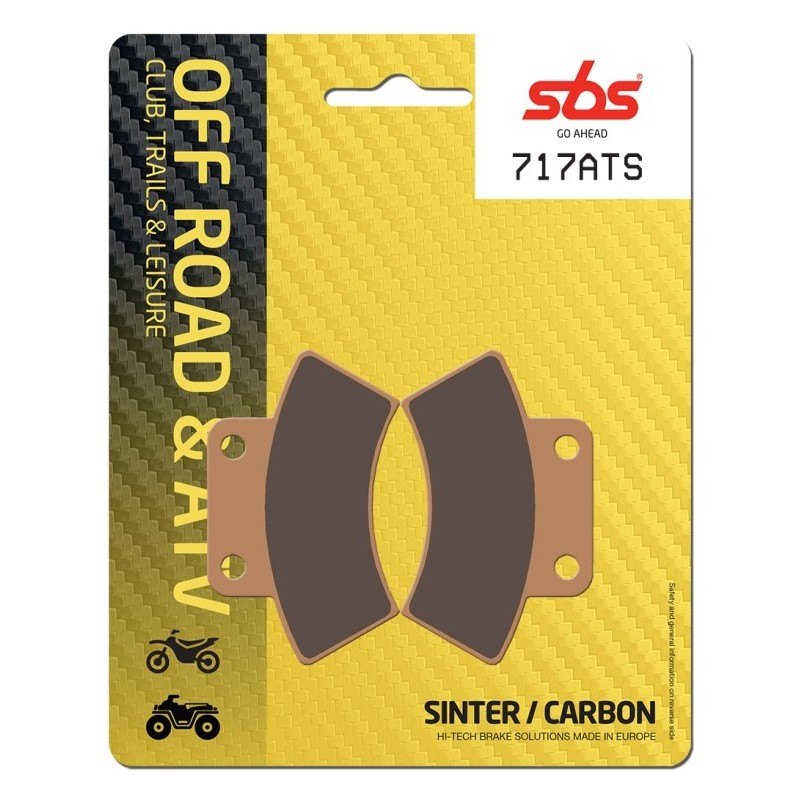 Pastilla de freno SBS P717-ATS