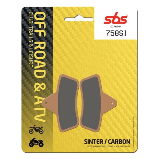 Pastilla de freno SBS P758-SI