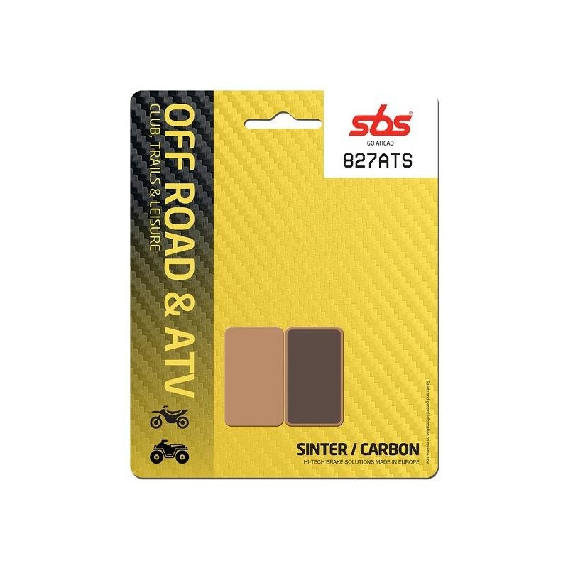 Pastilla de freno SBS P827-ATS
