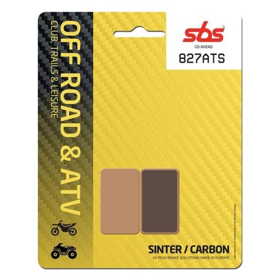 Pastilla de freno SBS P827-ATS
