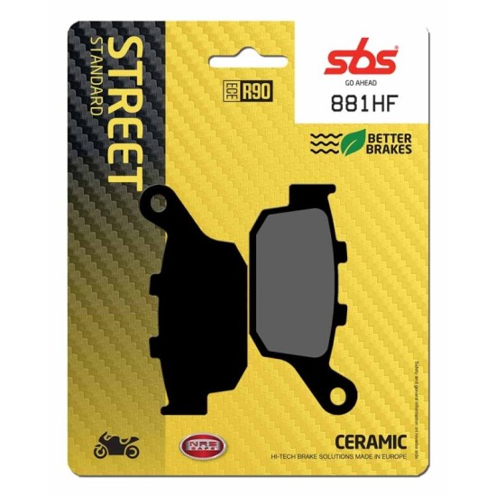 Pastilla de freno SBS P881-HF