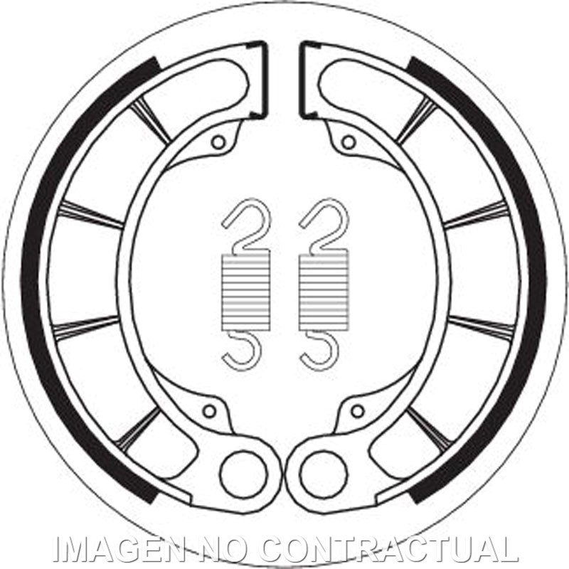 Mordaza de freno SBS P2207