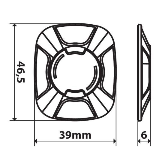 Adhesivo universal para soportes Optiline