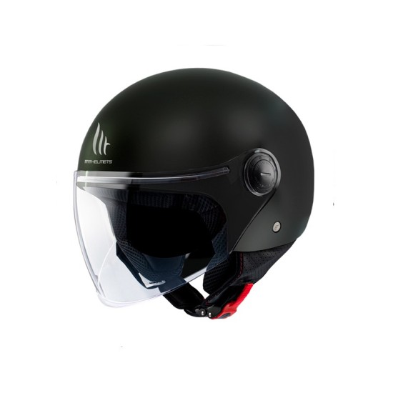 Casco Talla S MT Helmets Solid A1 Negro