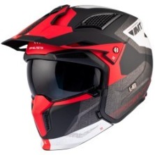 Casco Talla L MT Helmets Streetfighter SV Negro / Rojo
