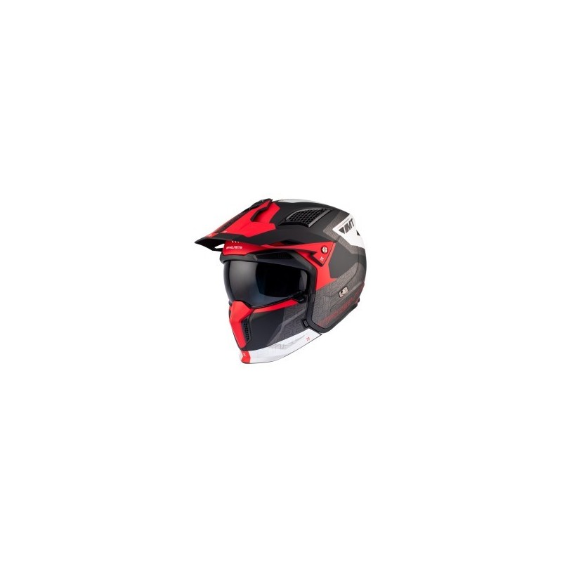 Casco Talla L MT Helmets Streetfighter SV Negro / Rojo