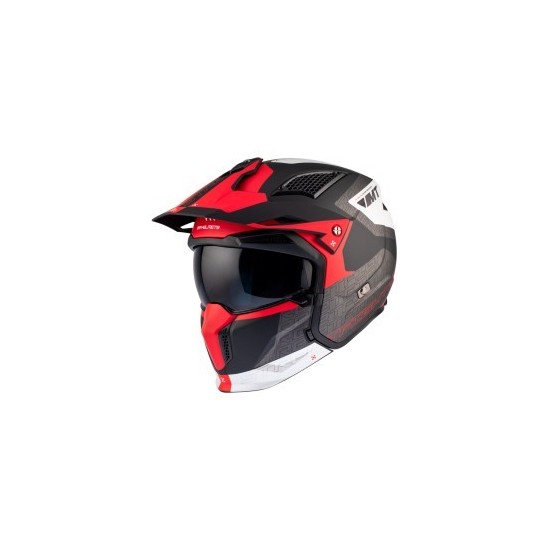 Casco Talla L MT Helmets Streetfighter SV Negro / Rojo