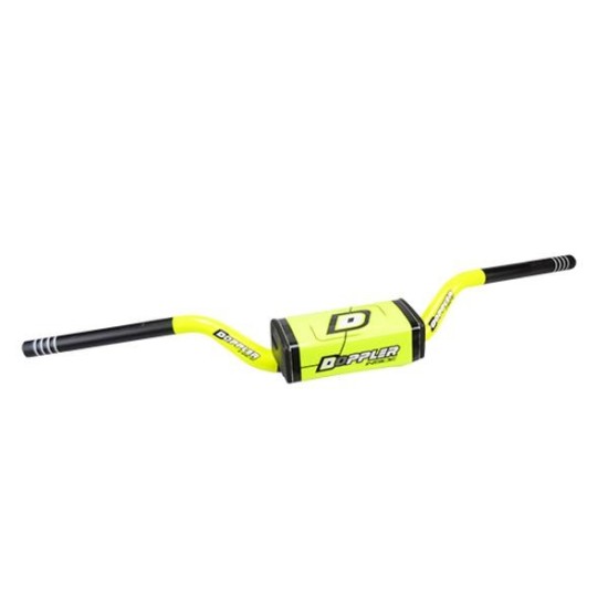 Manillar 28.6mm aluminio amarillo fluor Doppler