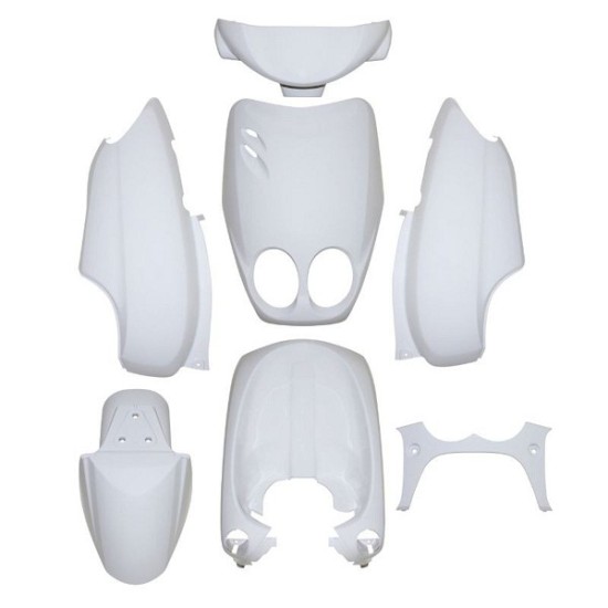 Carenado Yamaha Neos 02-07 Blanco Brillo 7 Piezas