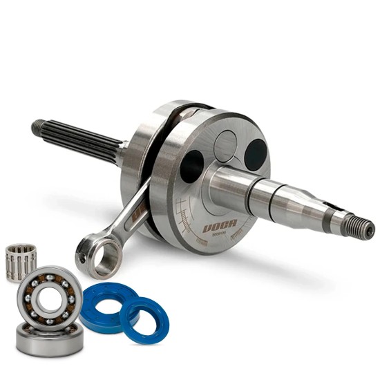 Cigueñal Minarelli horizontal Biela CNC Rodamientos C4 Voca
