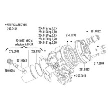 Cilindro Piaggio Zip 84cc LC Aluminio Polini Big Evolution Cilindro Piaggio Zip 84cc LC Aluminio Polini Big Evolution