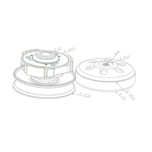 Embrague completo Kymco Agility / Agility City / Sym Symphony 125