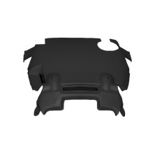 Paso de rueda Yamaha Aerox hasta 2013 negro sin pintar / Carbono