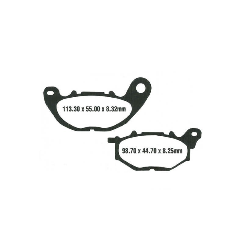 Pastillas de freno delanteras carbono Yamaha X-Max 125/300 a partir 2018