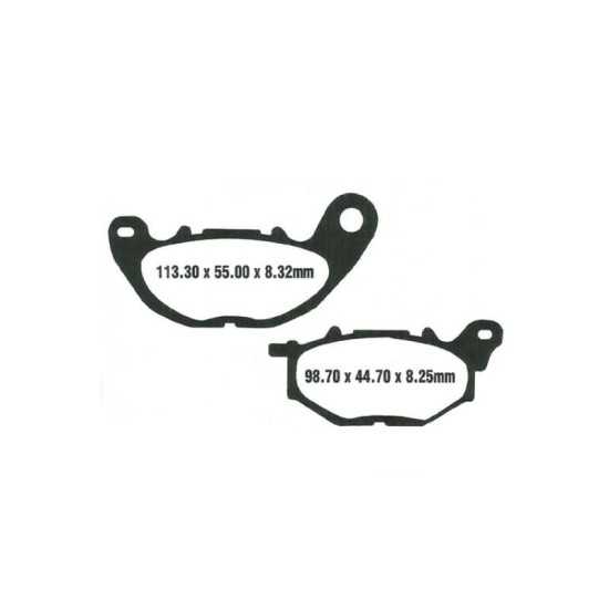 Pastillas de freno delanteras carbono Yamaha X-Max 125/300 a partir 2018