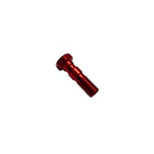 Tornillo banjo Doble M10 x 1.25 rojo aluminio