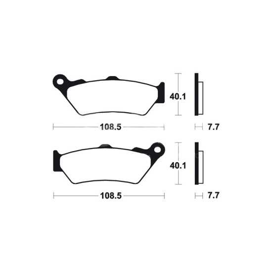 Pastillas de freno delanteras Aprilia Pegaso 650