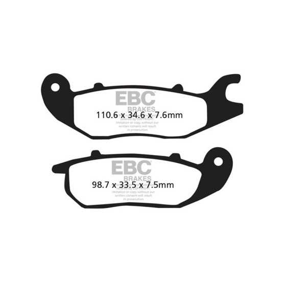 Pastillas de Freno orgánicas Delantero Honda ANF 125 / Rieju RS-2 Pastillas de Freno orgánicas Delantero Honda ANF 125 / Rieju RS-2