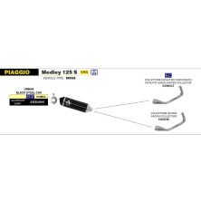 Colector catalítico homologado Arrow para Piaggio Medley 125/ 150 20-