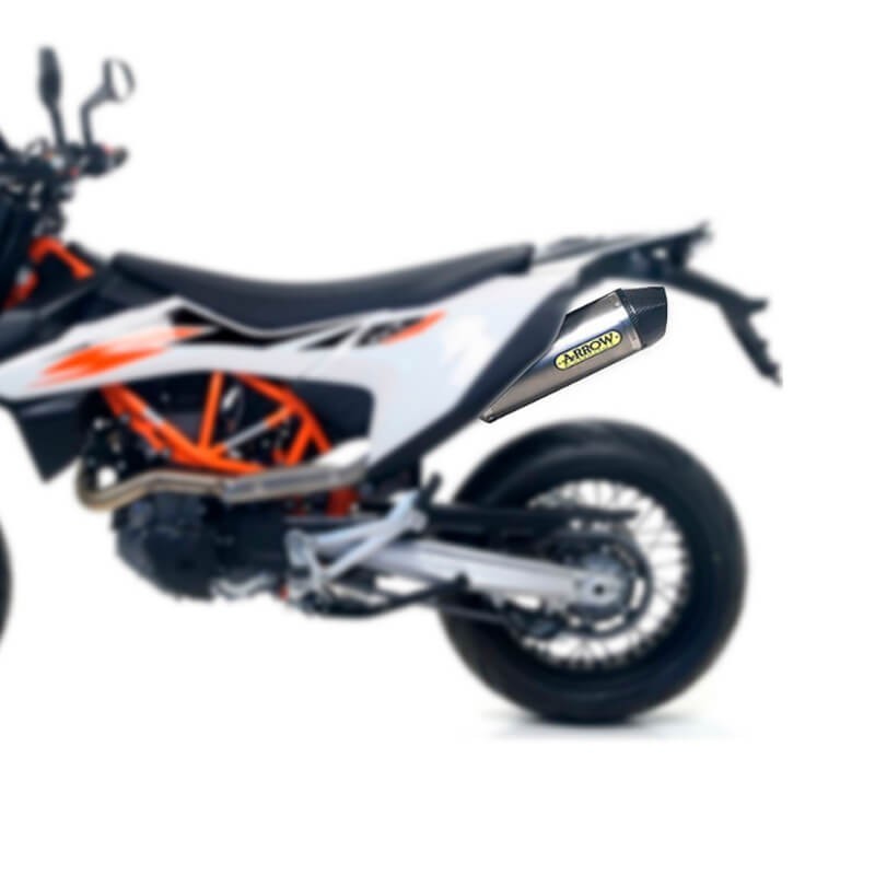 Silenciador escape homologado Race Tech titanio para KTM 690 Enduro R 19-20 Arrow