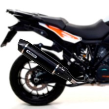 Silenciador escape Maxi Race-Tech en aluminio negro para KTM 1050/ 1090/ 1190/ 1290 2013- Arrow