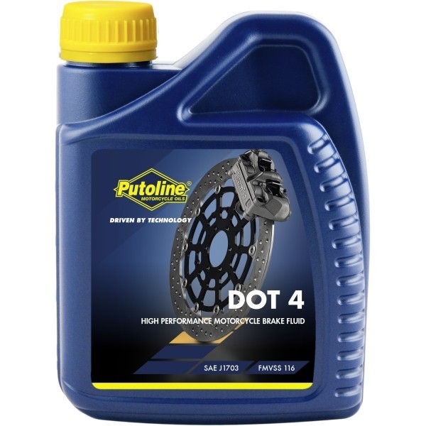 Líquido de frenos DOT 4 Putoline 500 ml